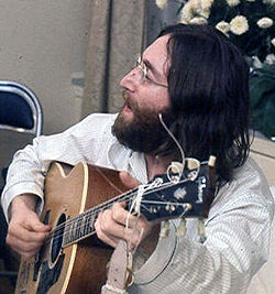 John Lennon en juin 1969 à Montréal